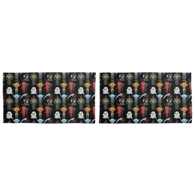 Halloween Party Pillowcases (Front-Set)