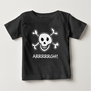 Halloween party pirate skull costume for kids baby T-Shirt