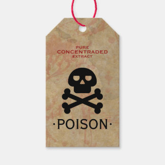 Halloween Party Poison Gift Tags
