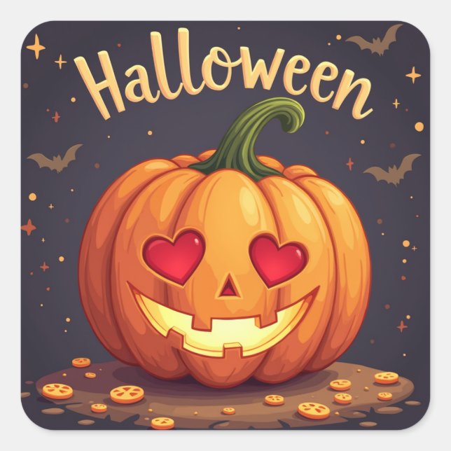 Halloween Party Post Sticker (Front)