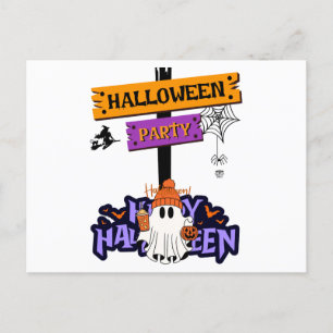 Halloween Party Postcard