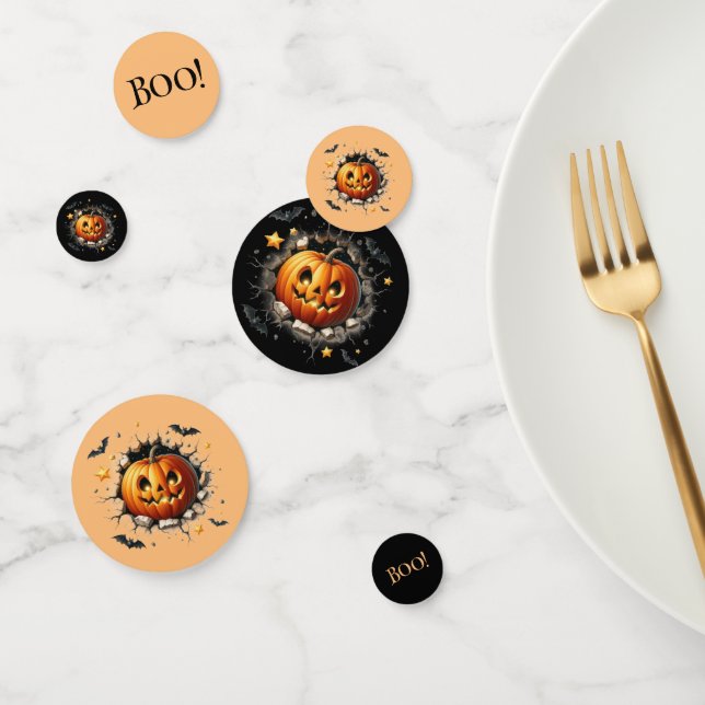 Halloween Party Pumpkin  Confetti (Group)