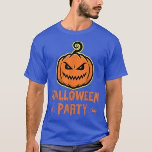 Halloween Party Pumpkin Evil Funny Trick Or Treat T-Shirt