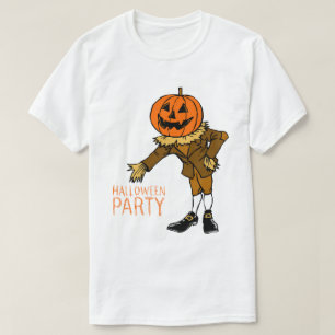 Halloween Party Pumpkin Guy Clip Art, Halloween T-Shirt