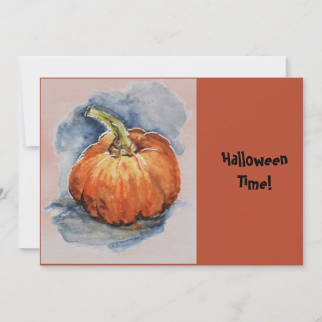 Halloween party Pumpkin  Invitation (Front)