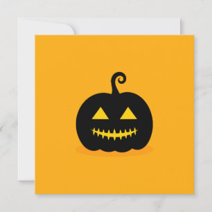 Halloween party pumpkin Invitation