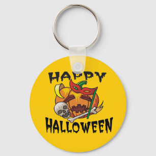 Halloween Party Pumpkin Key Chain