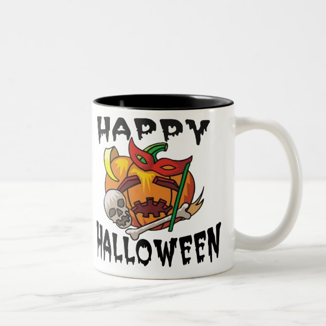 Halloween Party Pumpkin Mug (Right)