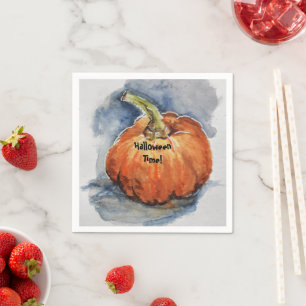 Halloween party Pumpkin   Napkin