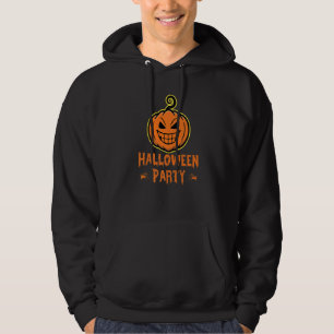 Halloween Party Pumpkin Smile Trick Or Treat Mons Hoodie