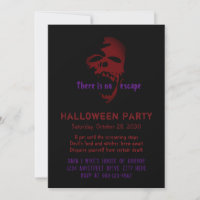Halloween Party Red Skull Head Creepy