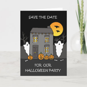 Halloween Party Save the Date  Card