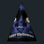 Halloween Party Scary Black Cat Horror Night Party Hat<br><div class="desc">Halloween Party Scary Black Cat Horror Night Party Hat. Unique,  beautiful,  stylish design. Easy to be personalised. Font style,  size and colours can be changed. Matching items are available.</div>