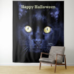 Halloween Party Scary Black Cat Horror Night Tapestry<br><div class="desc">Halloween Party Scary Black Cat Horror Night Tapestry. Unique,  beautiful,  stylish design. Easy to be personalised. Font style,  size and colours can be changed. Matching items are available.</div>