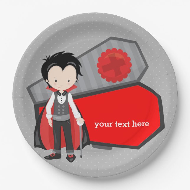 Halloween party sets paper plate (Front)