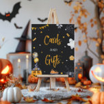 Halloween Party Spooky Birthday Card And Gift Sign<br><div class="desc">Complete your spooky celebration with our Halloween Party Spooky Birthday Cards and Gift Sign. Featuring eerie designs and vibrant Halloween-themed graphics, this sign helps direct guests to the designated area for cards and gifts. Perfect for adding a festive and organised touch to your spooky birthday party, it enhances your decor...</div>