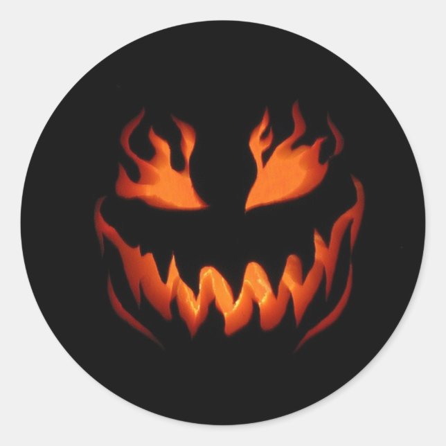 Halloween Party Sticker, Happy Halloween Sticker (Front)