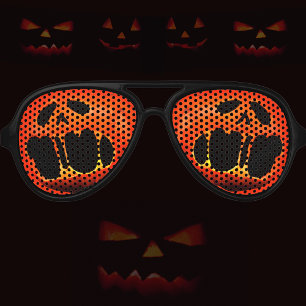 Halloween Party Sunglasses screaming Pumpkin