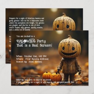 Halloween Party That’s a Real Scream! Invitation
