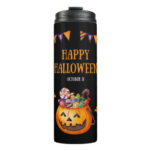 Halloween party thermal tumbler