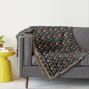 Halloween Party Throw Blanket