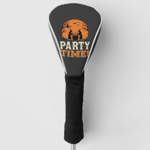 Halloween Party Time Witch Cauldron Design_1 Golf Head Cover