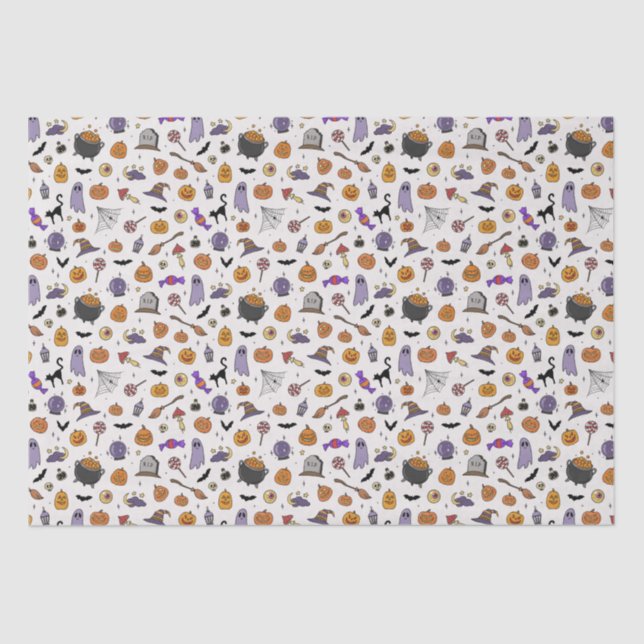 Halloween Party Tissue Paper (Front)