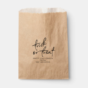 Halloween Party Treat Bag / Candy Favour Bag Kraft