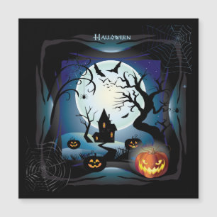 Halloween Party "Treat or Trick" magnetic card