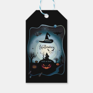 Halloween Party "Treat or Trick" magnetic card Gift Tags