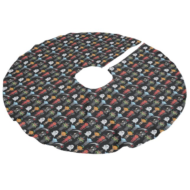 Halloween Party Tree Skirt (Angled)
