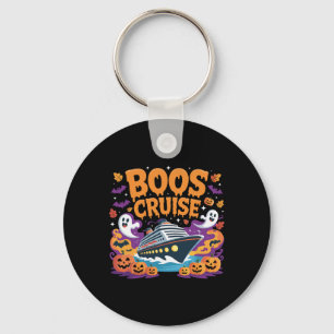 Halloween Party Wine Beer Drinking Boos Cruise Key Ring