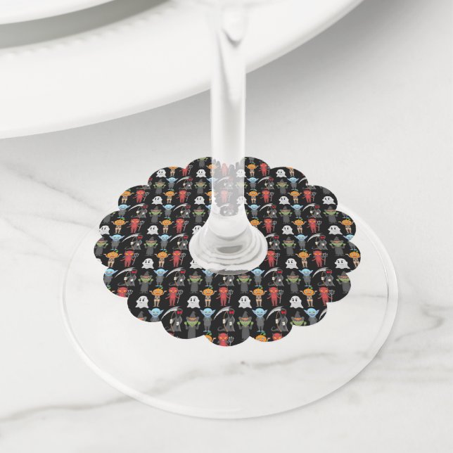 Halloween Party Wine Tags (Close Up)