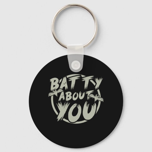 Halloween Party With You Key Ring (Front)