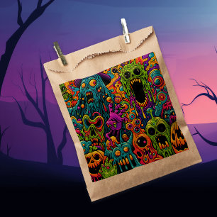 Halloween Party   Zombie and Monsters Favour Bag