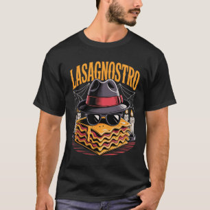 Halloween Pasta Meme Mafia Parody Funny Lasagne Ar T-Shirt