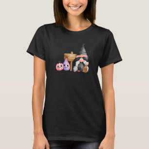 Halloween Pastel Goth Witch Gnome Creepy Cute Spoo T-Shirt