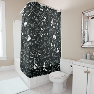 Halloween Pattern 1 Shower Curtain