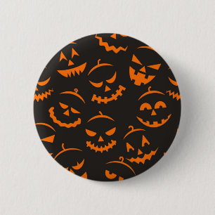 Halloween pattern 6 cm round badge