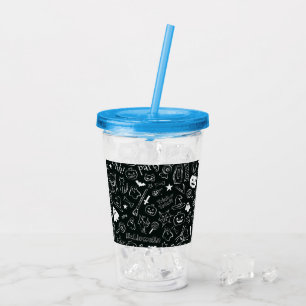 Halloween Pattern Acrylic Tumbler