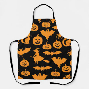 Halloween pattern apron