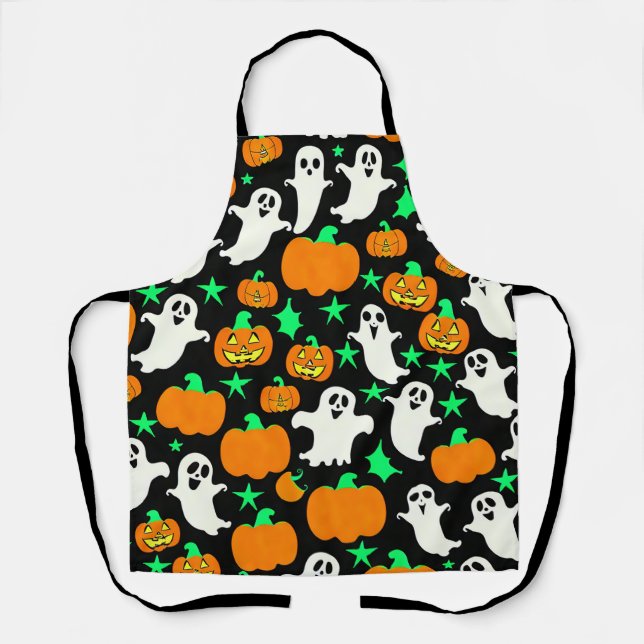 Halloween Pattern Apron (Front)
