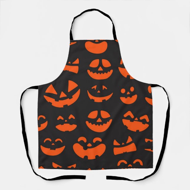 Halloween pattern apron (Front)