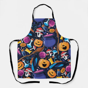 Halloween pattern apron