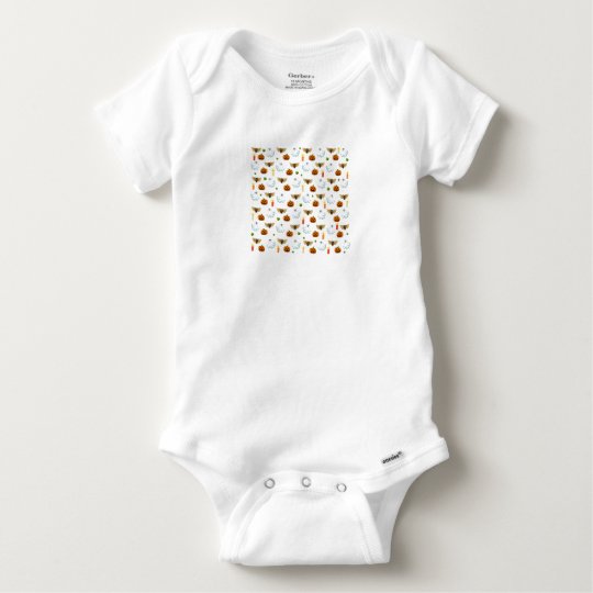 Halloween pattern baby onesie