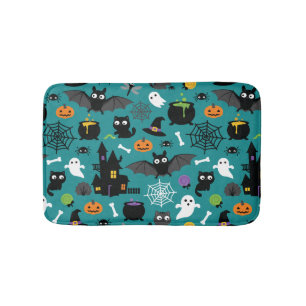 Halloween Pattern Bath Mat