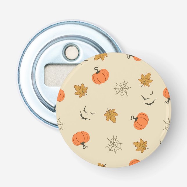 Halloween pattern bottle opener (Front)