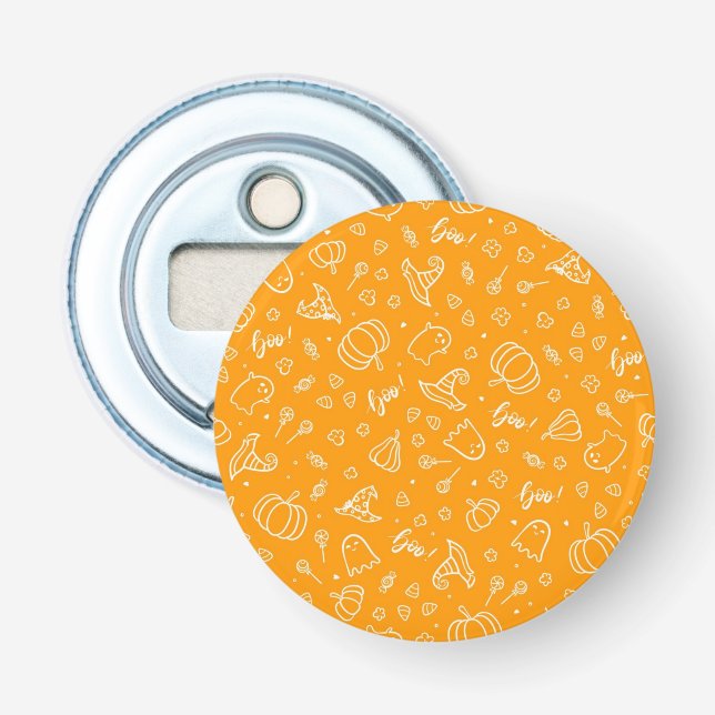 Halloween pattern bottle opener (Front)