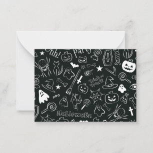 Halloween Pattern Card