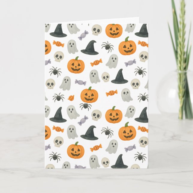 Halloween pattern card (Front)